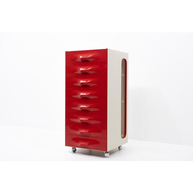 Raymond Loewy DF 2000 Storage by Raymond Loewy for Doubinsky Frères, France, 1960s For Sale - Image 4 of 12