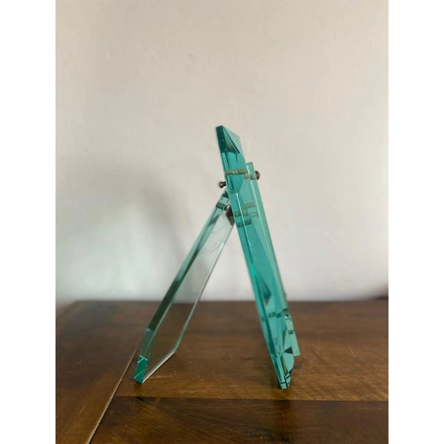 Fontana Arte Crystal Photo Frame by Pietro Chiesa for Fontana Arte, 1950s For Sale - Image 4 of 5