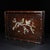 Traditional Wooden Tea Tray With Mother-of-Pearl Bird and Blossom Inlay For Sale - Image 3 of 9