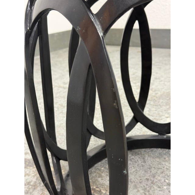 Barbara Barry for Baker Furniture Barbara Barry “Bracelet” Accent Table / Stool, Vintage For Sale - Image 11 of 12