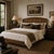 Vintage Thomasville Woven Rattan King Headboard. A wide vintage Thomasville headboard featuring an arched woven-rattan...