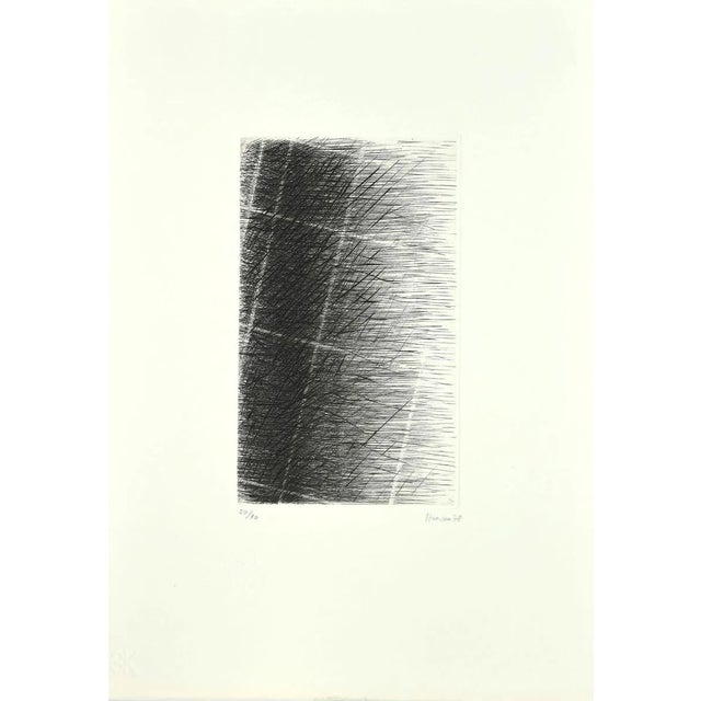 Guido Borsotto, Composition, Etching, 1978 For Sale