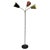 3-Arm Floor Lamp with Pierced Metal Matte Shades, 1960s For Sale - Image 12 of 12