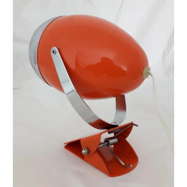 Orange 1970s Orange Italian Spotlight For Sale - Image 8 of 13