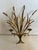 Metal Vintage Gilded Tole Candle Sconces For Sale - Image 7 of 8