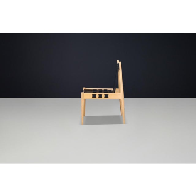 Wood SE 121 Berliner Stuhl Dining Chair attributed to Egon Eiermann, Germany, 1960s For Sale - Image 7 of 18