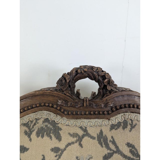Louis XVI Style Living Room Set with Escutcheon Backrests, 19th Century, Set of 3 For Sale - Image 14 of 18
