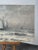 Vintage Steely Seascape Painting on Board, Signed by the Artist, Circa Mid-20th Century For Sale In New York - Image 6 of 14