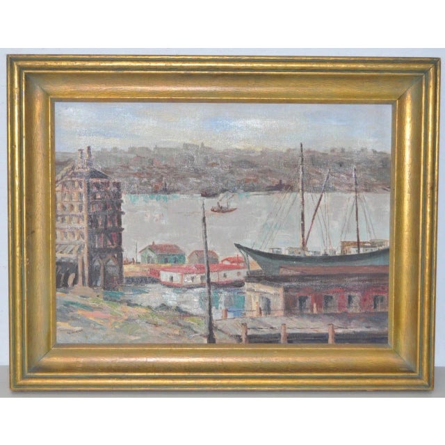 Winifred Lucy Shaffer Original Oil Painting c.1950s A fine painting by noted artist Winifred Lucy Shaffer (1904-1993)...
