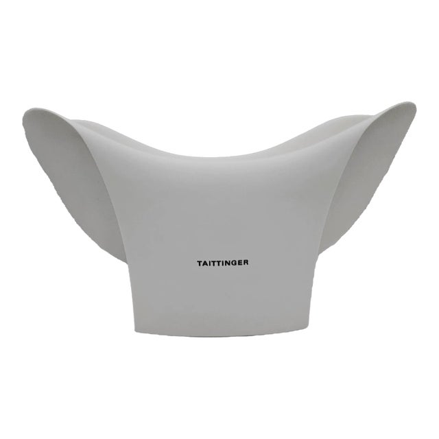Nos - Taittinger France White Corian Multiple Bottle XL Champagne Bath Chiller For Sale