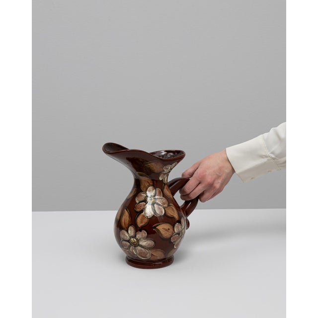 Mid-Century Modern 20th Century Belgian Ceramic Vase For Sale - Image 3 of 18