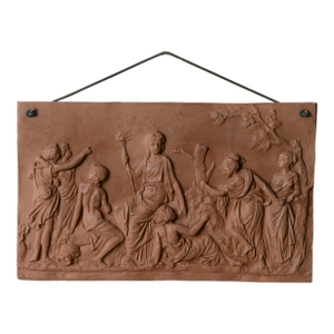 Roman Goddess Terracotta Relief, Museum Copy