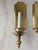 Vintage Polished Brass Electric Candlestick Wall Sconces, a Pair For Sale - Image 4 of 7