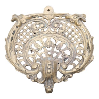 Art Nouveau Brass Fireplace Base, 1890s For Sale