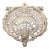 Art Nouveau Brass Fireplace Base, 1890s For Sale