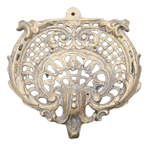 Art Nouveau Brass Fireplace Base, 1890s