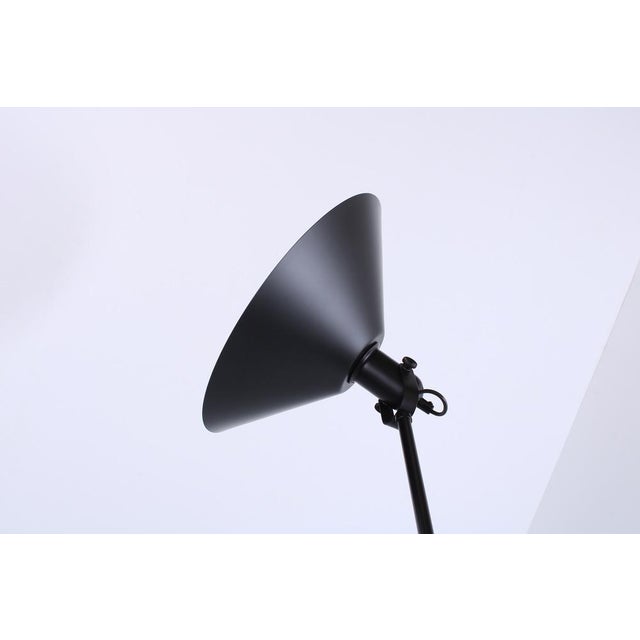 Black Black Counterbalance Ceiling Lamp attributed to J. J. M. Hoogervorst for Anvia, 1970s For Sale - Image 8 of 18