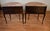 1890s Pair French Louis XV Walnut Satinwood Inlay & Marble Top Nightstands For Sale - Image 15 of 18