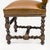 Antique Italian Neo-Renaissance Walnut and Leather Dining Chairs, 1890, Set of 6 For Sale - Image 13 of 14
