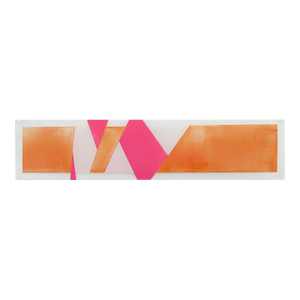 Contemporary Abstract Acrylic on Polyester Film "Dawn Light Skew, 4" by Debra Ramsay
