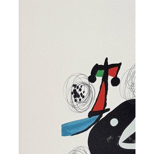 1980s Joan Miró, La Mélodie Acide, Planche IV, 1980, Lithograph For Sale - Image 5 of 7