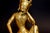 Early 20th Century Gilt Bronze Tibean Water Moon Guan Yin Avalokiteshvara Statue For Sale - Image 10 of 13