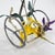 Textile Early 20th Century Vintage African Wire Push Toy Galimoto Bicycle with Moving Hummingbird MATTER COLLECTION For Sale - Image 7 of 8