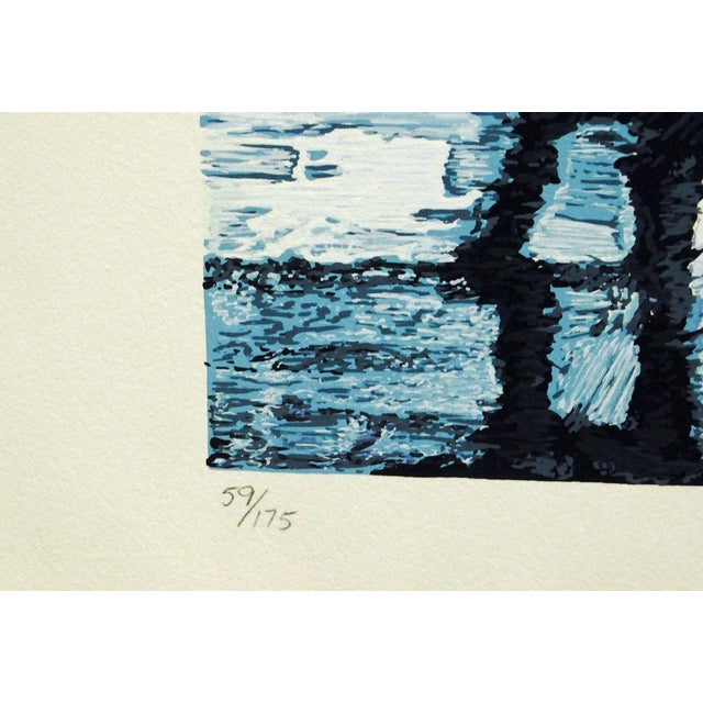 Impressionist Earl Biss "Reflections on Still Waters" Serigraph on Paper Unframed Hand Signed For Sale - Image 3 of 8