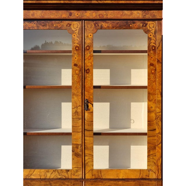 Mobile Living Room Bookcase Inlaid with Briarwood For Sale - Image 9 of 11