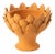 Terracotta Artichoke Footed Centerpiece, Large For Sale