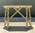 Light Yellow Vintage Chelsea House Hand Painted Console Table For Sale - Image 8 of 12