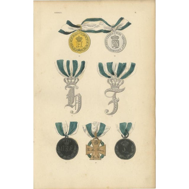 Orders of Anhalt, 1844, Paper For Sale - Image 3 of 9