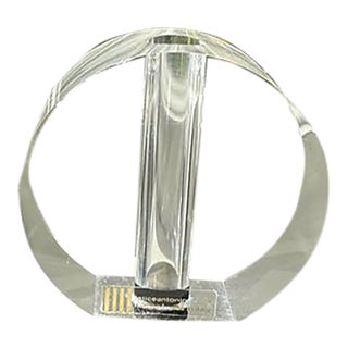 Felice Antonio Botta Firenze Lucite Vase, Italy For Sale