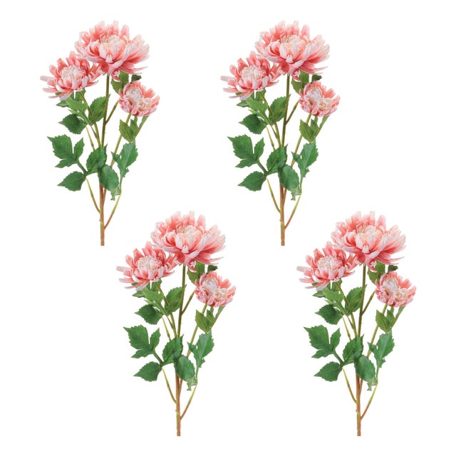 Rustic Mum Floral Spray (Set of 4) For Sale - Image 3 of 3