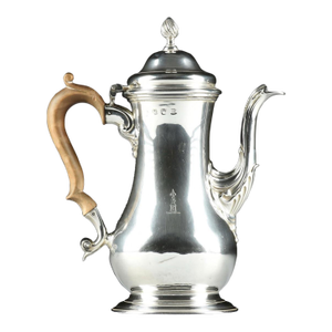 1763 Georgian English Sterling Coffee Pot