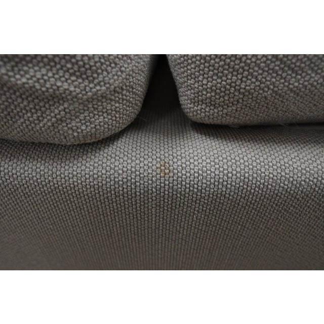 Attributed Minotti Italian Modern Sofa and Chaise Ottoman For Sale - Image 13 of 17