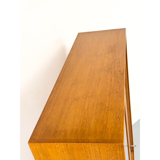 1970s Vintage Teak Cabinet with Glass Doors from WK Möbel, 1970s For Sale - Image 5 of 18