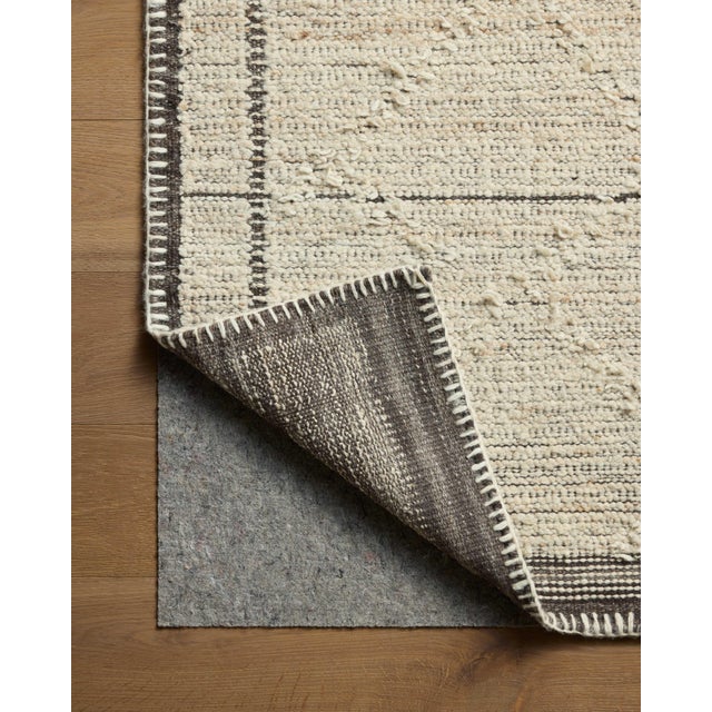 2020s Amber Lewis x Loloi Bowie Ivory / Mocha 9'-6" x 13'-6" Area Rug For Sale - Image 5 of 5