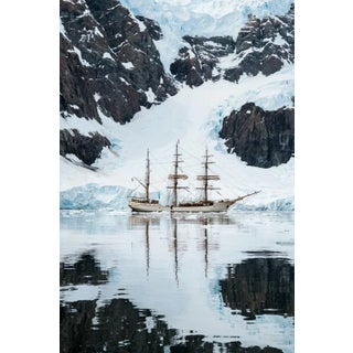 Sailing Ship Bark Europa in Antarctic Waters by Jan Erik Waider Print, 12" x 18" For Sale