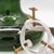 Green Glass Christmas Tree Stand from Bülach, Switzerland, 1930s For Sale - Image 4 of 8