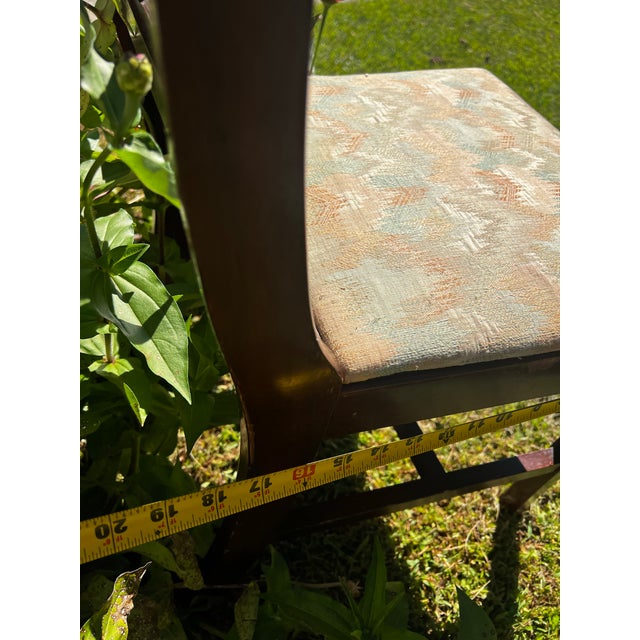 Antique Harp Lyre Back Wooden Dining Chairs- Set of 4 For Sale - Image 12 of 14