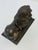 Metal Vintage Borghese Bronze Lion Doorstop/Bookend For Sale - Image 7 of 9