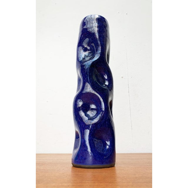Ceramic Mid-Century Pottery Vase with Organic Shape from BKW Böttger Keramik Wandsbek, Hamburg, Germany, 1960s For Sale - Image 7 of 18
