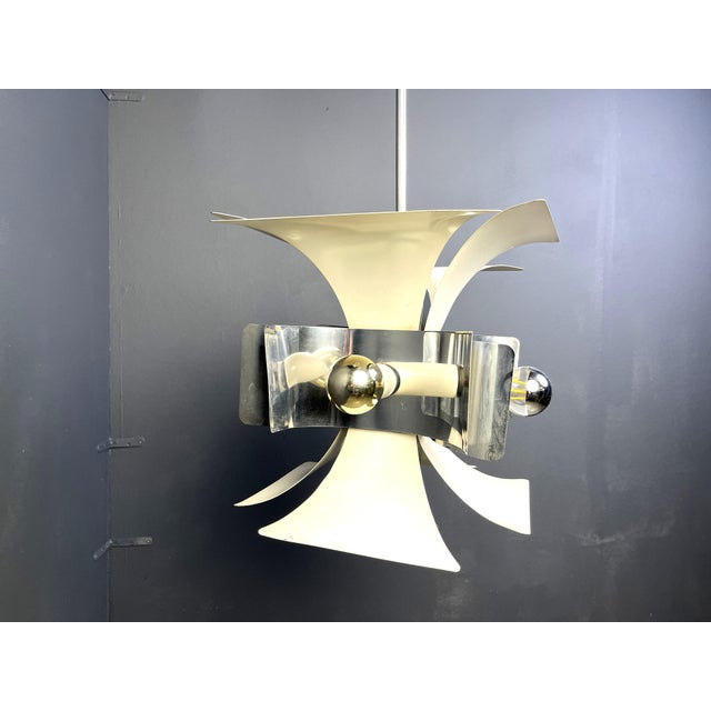 Space Age Italian Chandelier, 1960s For Sale - Image 4 of 11