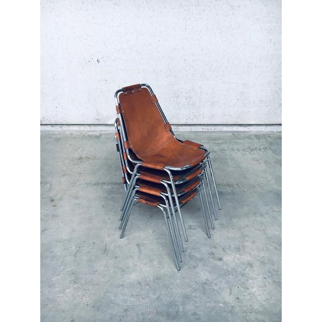 Italian Les Arcs Dining Chairs by Charlotte Perriand, 1960s, Set of 4 For Sale - Image 17 of 18