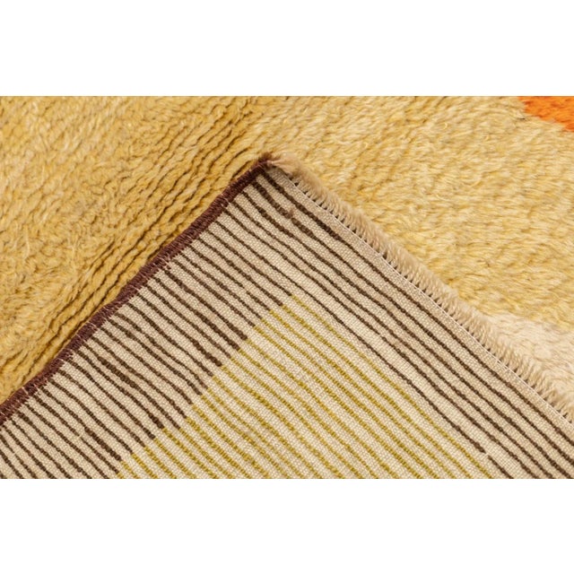 1980s Vintage Swedish Rug 5'4'' x 7' For Sale - Image 9 of 9