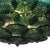 Deep Teal Venetian Glass Flush Mount by Carlo Nason, Murano, Italy For Sale In Austin - Image 6 of 9