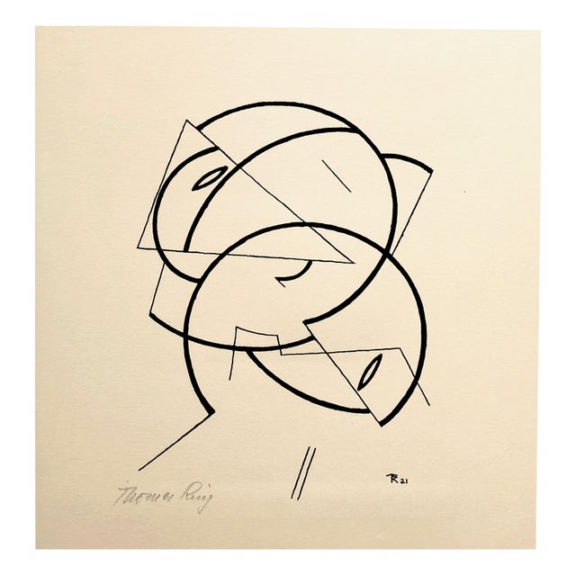 Thomas Ring, Construction, 1921, Paper For Sale