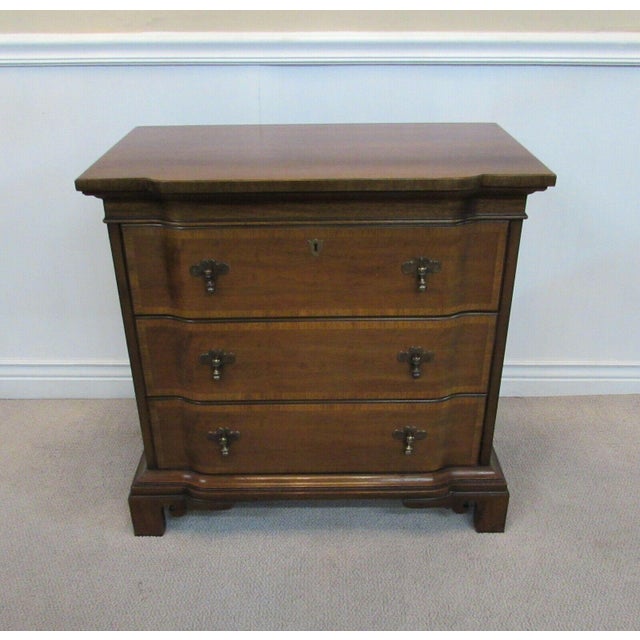 Thomasville Banded Mahogany Bachelor Chest Chairish