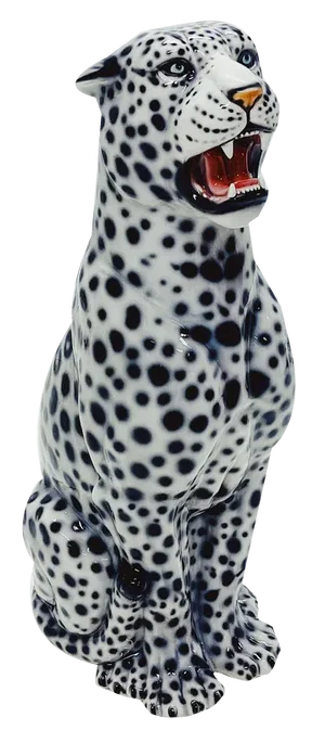 Snowleopard in Ceramic from Ceramiche Boxer